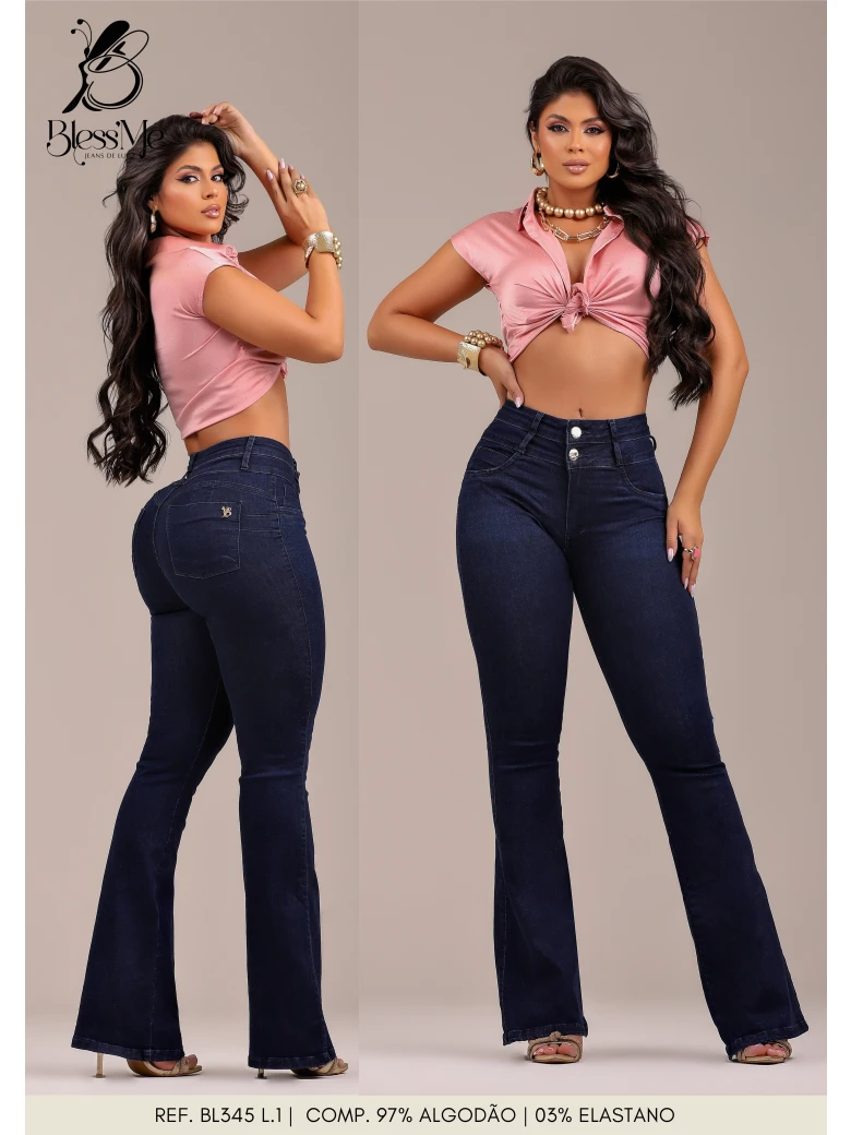 Foto do produto Calça Flare Cós Duplo