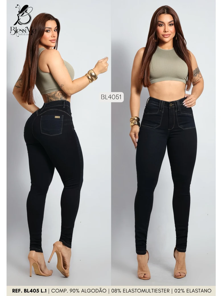 Foto do produto Calça Skinny Bolso Sobreposto