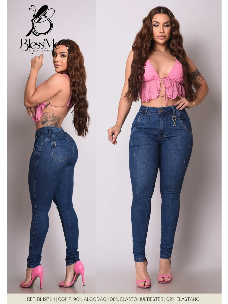 Foto do produto Calça Bolso Faca e Pence Frente