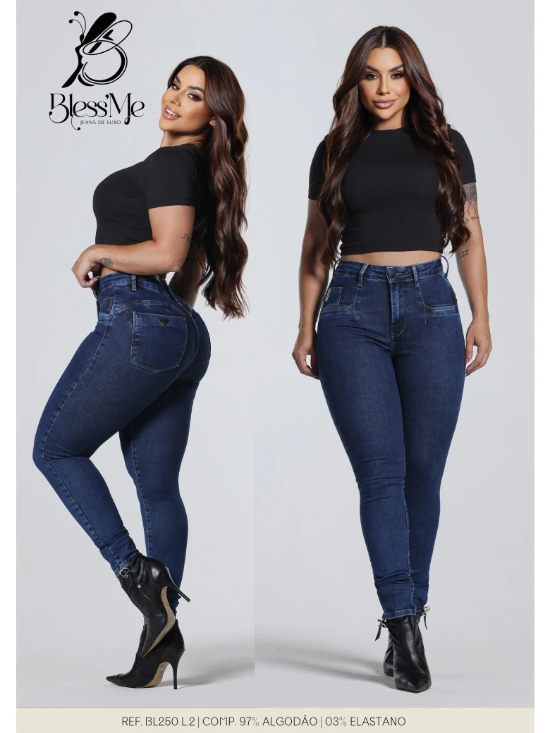 Foto do produto Calça Skinny Boca de Bolso Com Pence