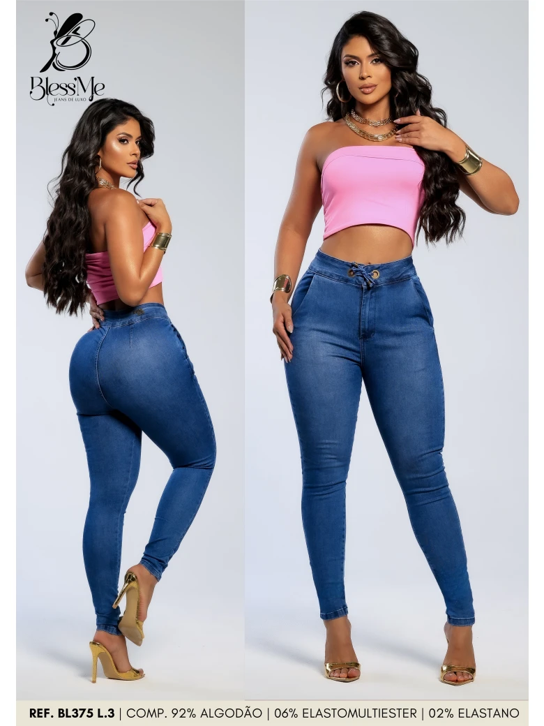 Foto do produto Calça Skinny Ilhós