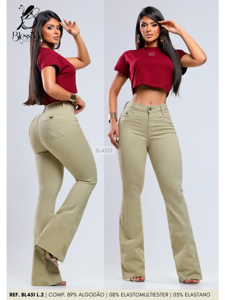 Foto do produto Calça Flare Color