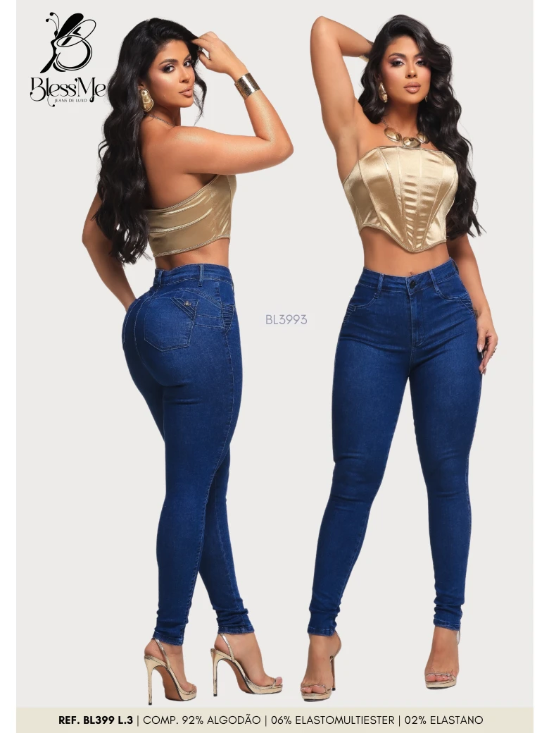 Foto do produto Calça Skinny Detalhe Nervura