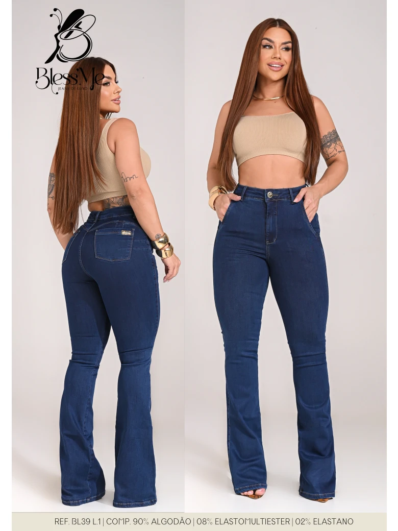 Foto do produto Calça Flare Bolso Faca