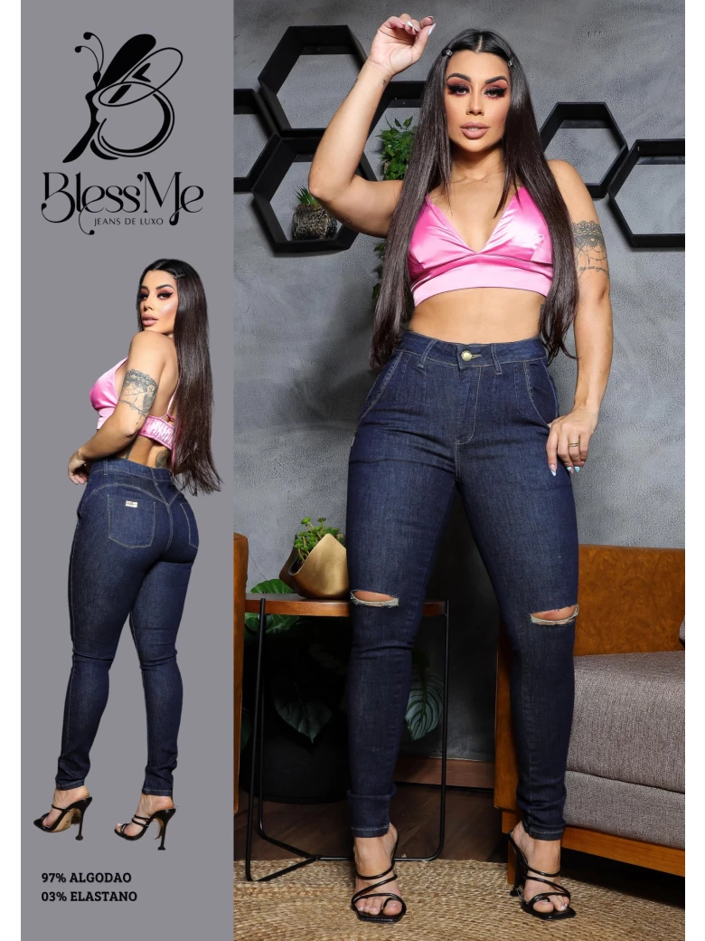 Foto do produto Calça Skinny B/faca Com Pence Na Frente