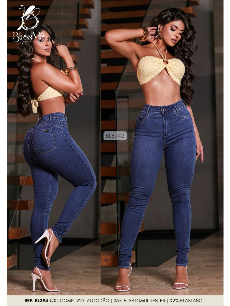 Foto do produto Calça Skinny Barra Desfiada