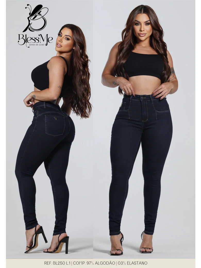 Foto do produto Calça Skinny Boca de Bolso Com Pence