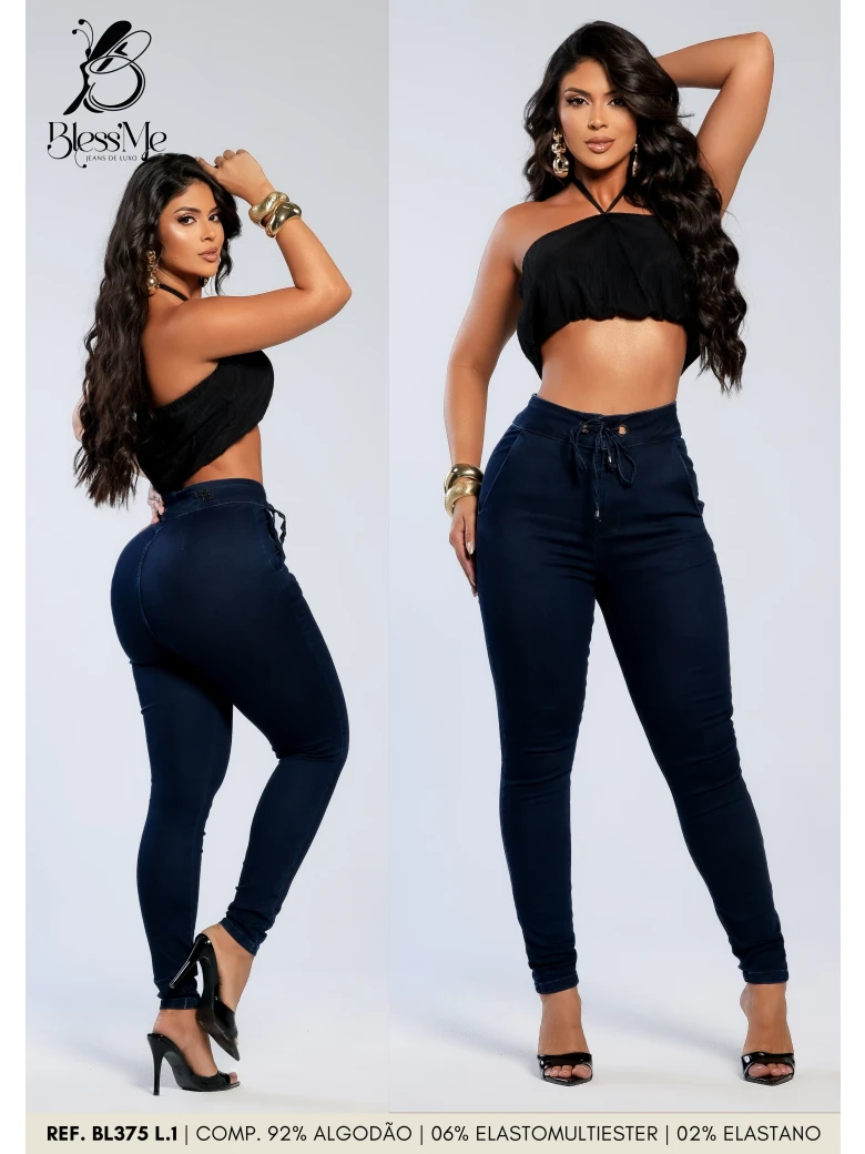 Foto do produto Calça Skinny Ilhós