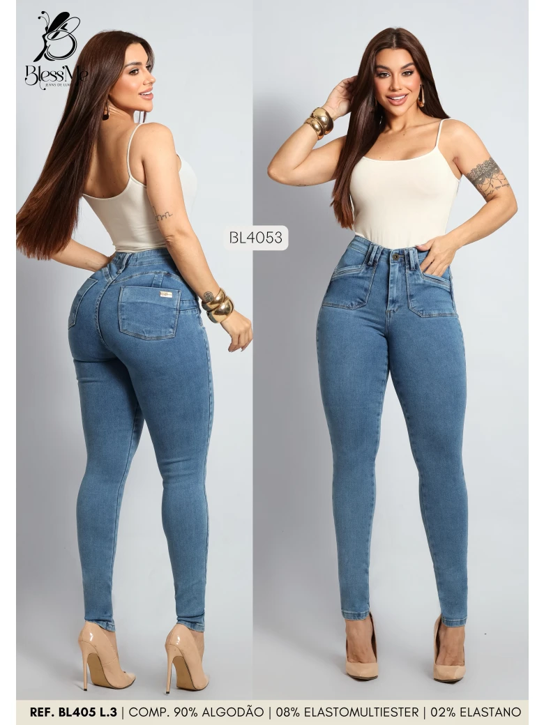 Foto do produto Calça Skinny Bolso Sobreposto