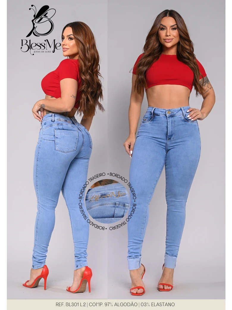 Foto do produto Calça Skinny Barra Avesso