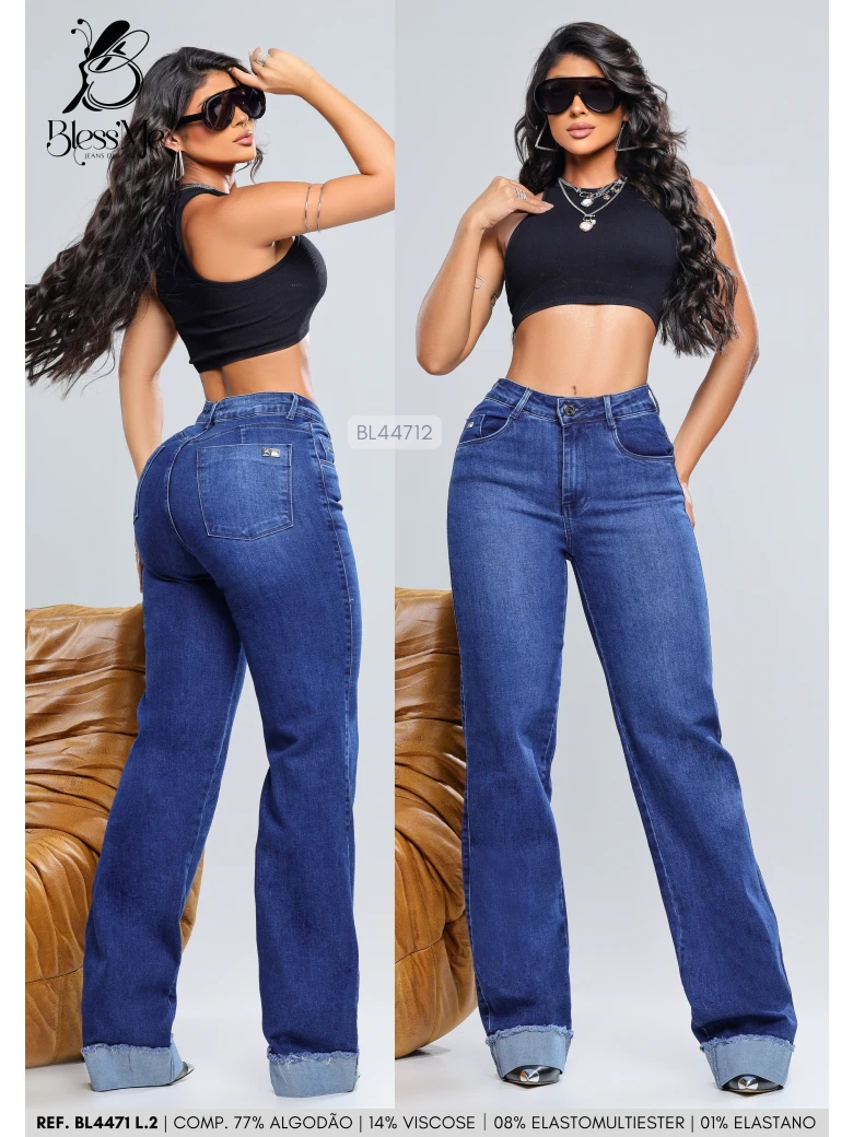 Foto do produto Calça Wide Leg Barra Avesso