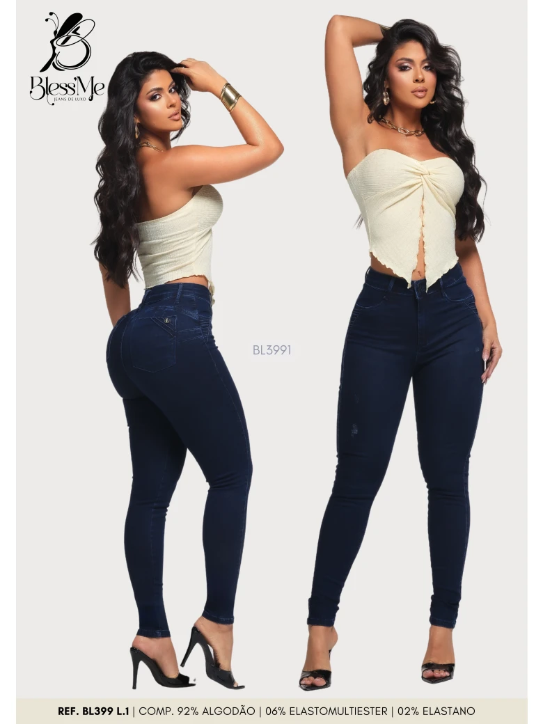 Foto do produto Calça Skinny Detalhe Nervura