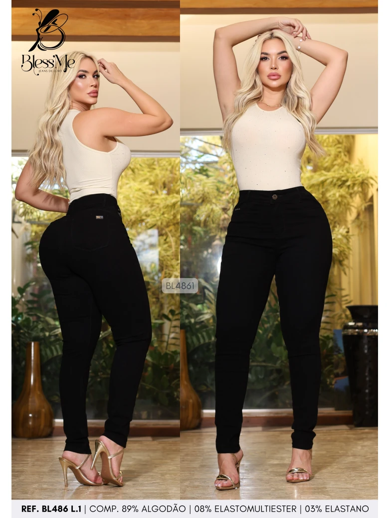 Foto do produto Calça Skinny Preta
