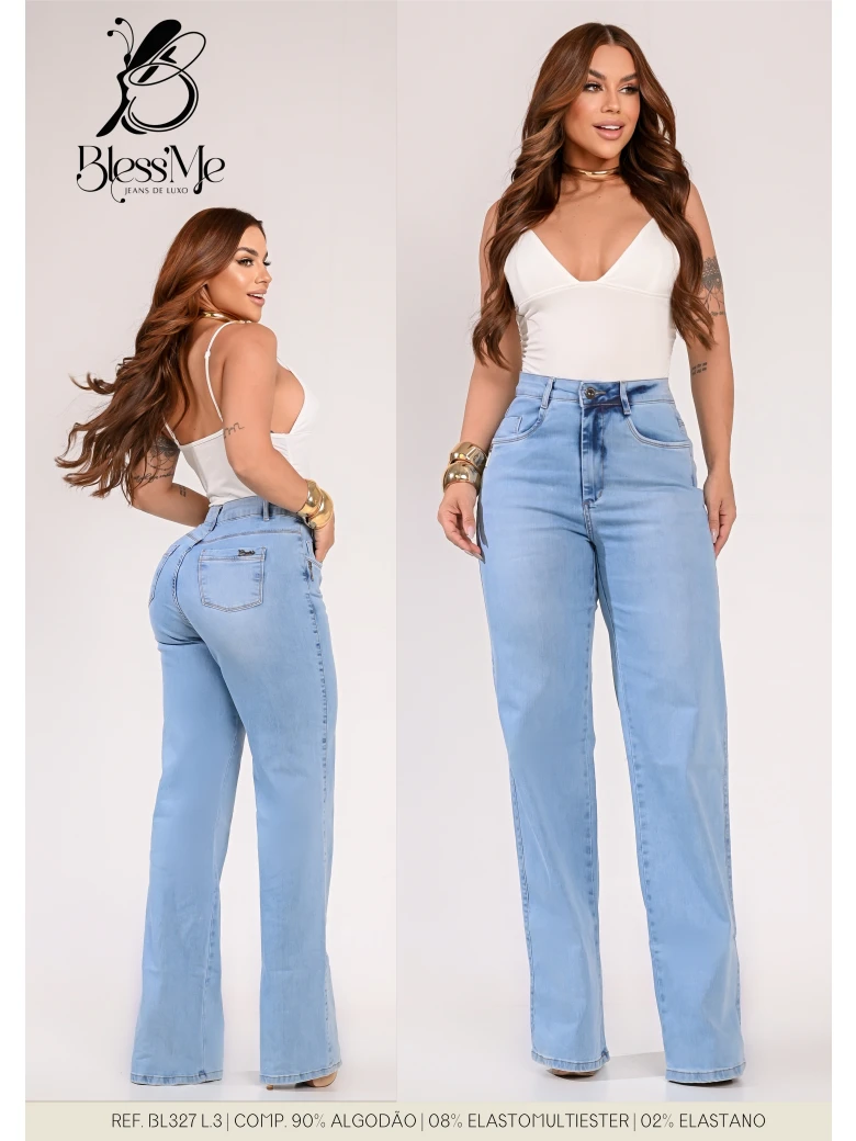 Foto do produto Calça Wide Leg Com Elastano
