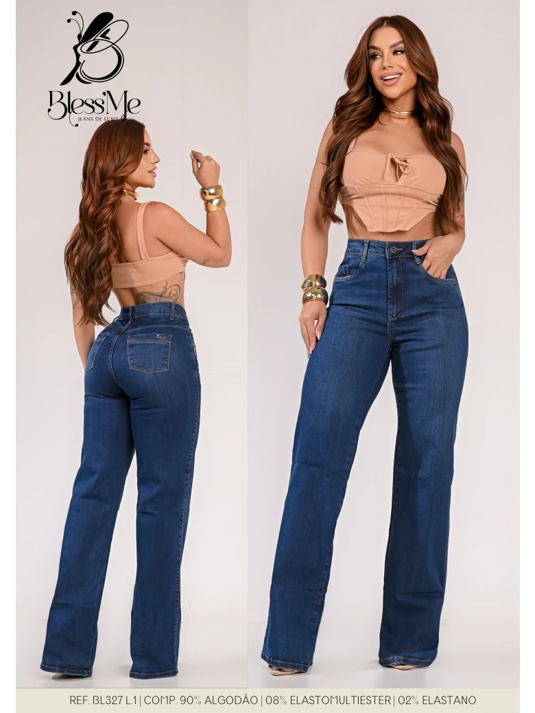 Foto do produto Calça Wide Leg Com Elastano