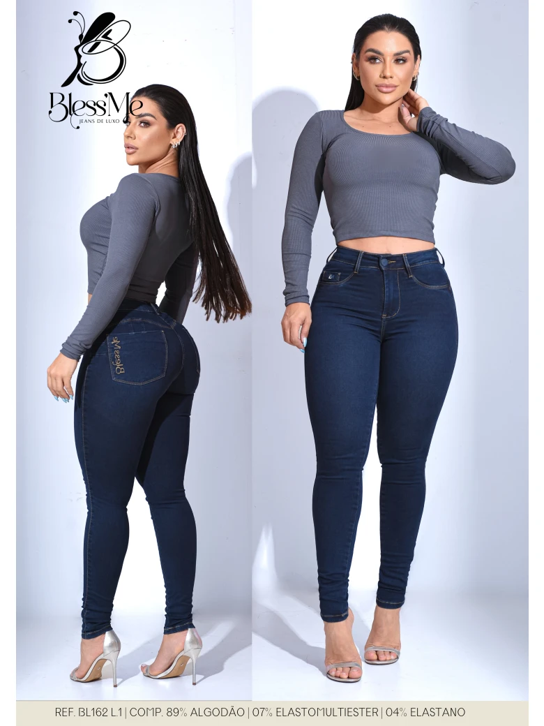 Foto do produto Calça Skinny Tradicional Bordado Bolso Traseiro