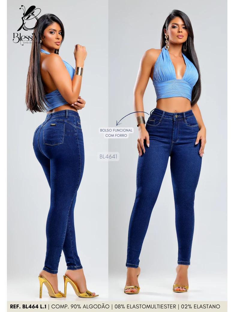 Foto do produto Calça Skinny Com Forro de Bolso