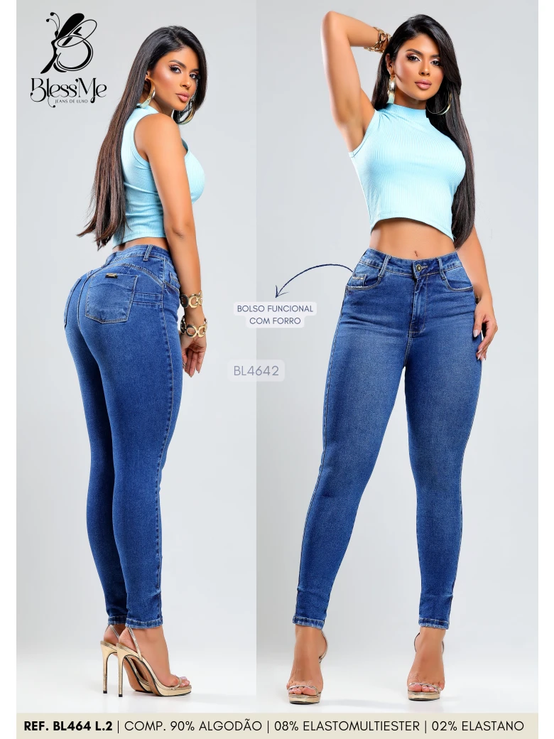 Foto do produto Calça Skinny Com Forro de Bolso