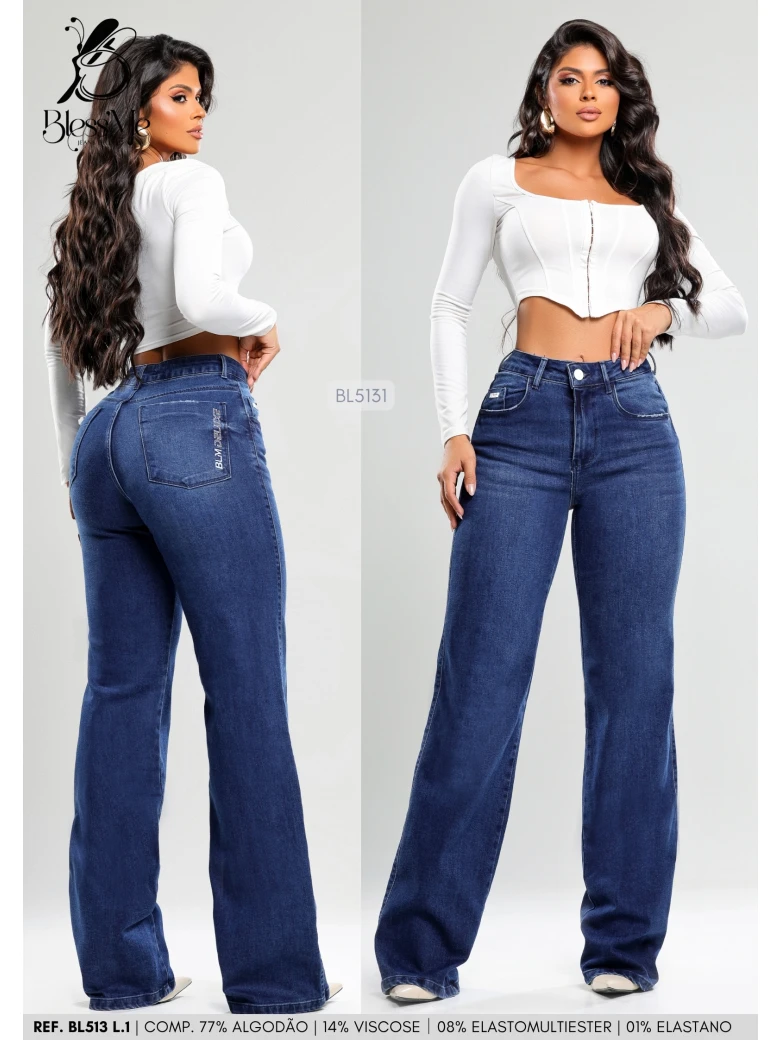 Foto do produto Wide Leg Bordado Bolso