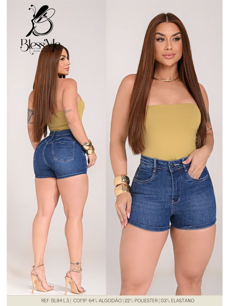 Foto do produto Short Com Elastano Detalhe Bolsinho