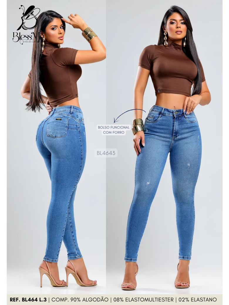 Foto do produto Calça Skinny Com Forro de Bolso