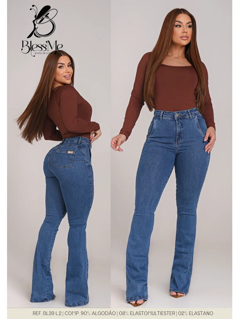 Foto do produto Calça Flare Bolso Faca