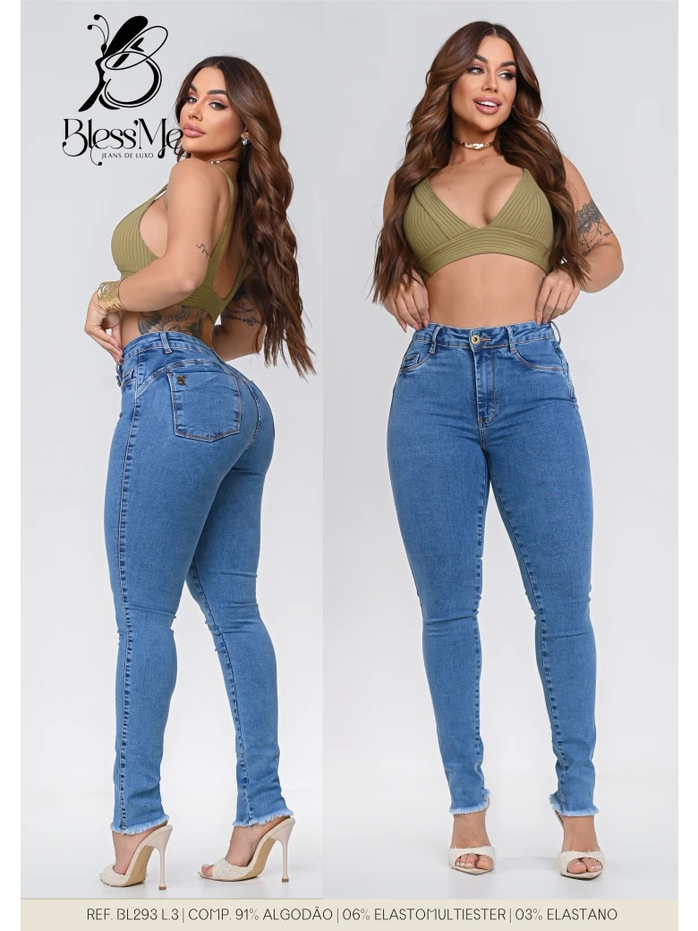 Foto do produto Calça Skinny Barra A Fio