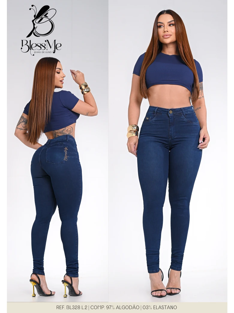 Foto do produto Calça Skinny Bordado Bolso