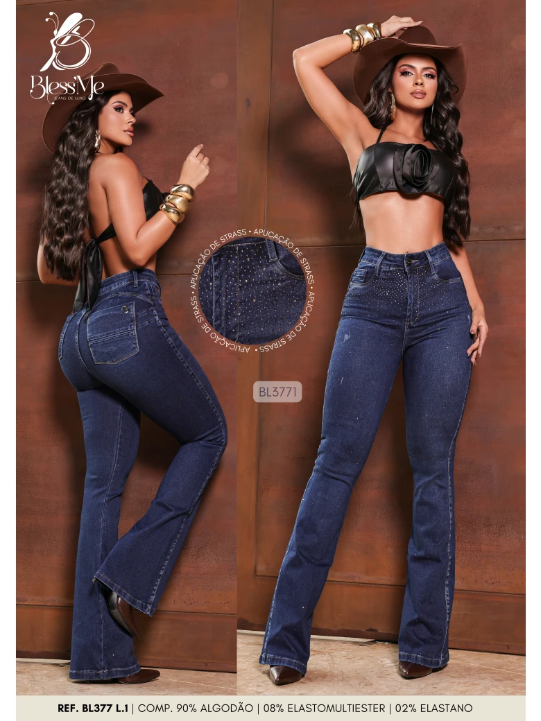 Foto do produto Calça Flare Com Brilho