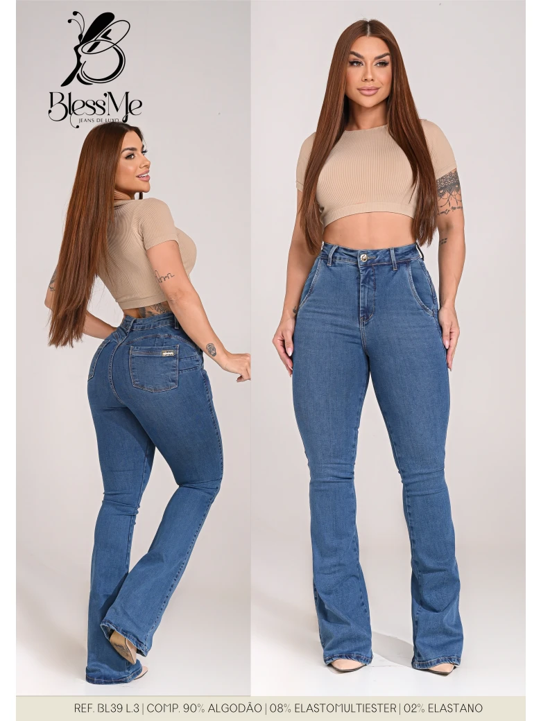 Foto do produto Calça Flare Bolso Faca