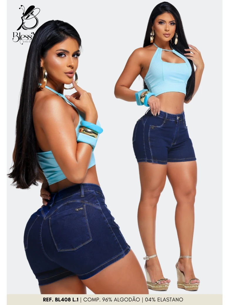 Foto do produto Short Recorte Na Frente