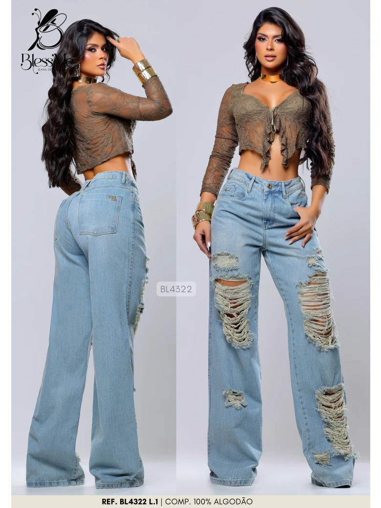 Foto do produto Wide Leg Destroyed