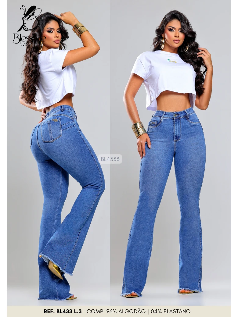 Foto do produto Calça Flare Barra A Fio