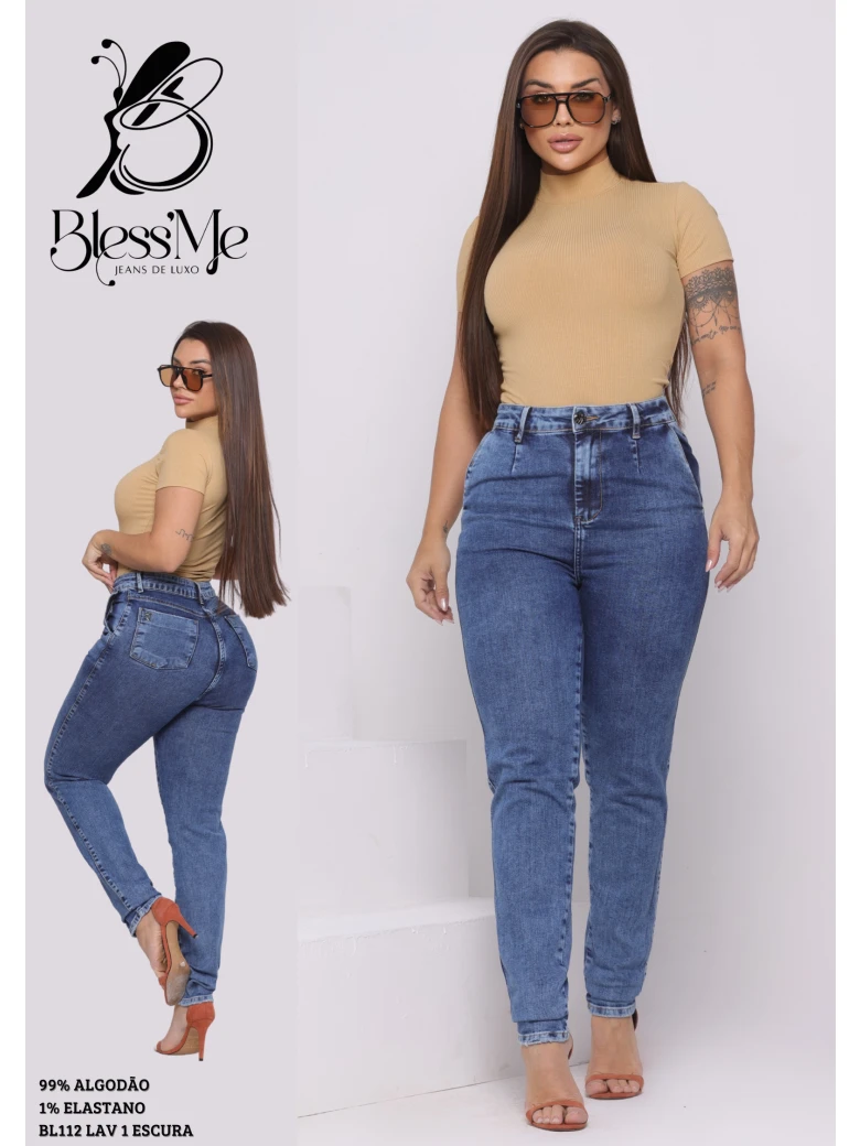 Foto do produto Calça Mom Bolso Faca